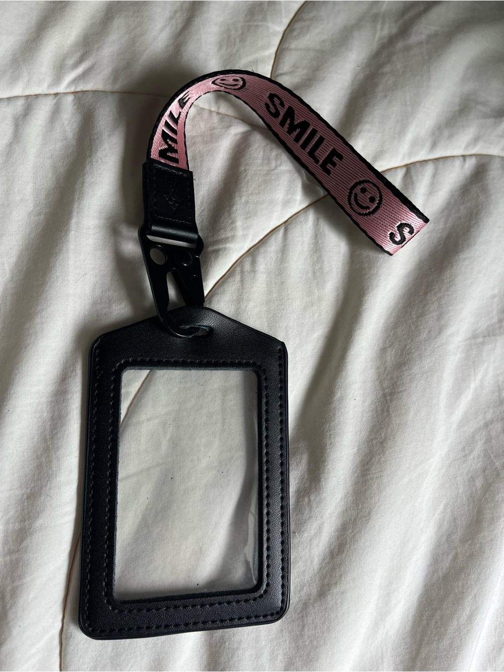 Smile Lanyard with ID Badge Holder